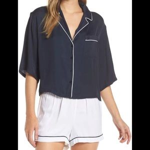 NWT Something Navy PJ set